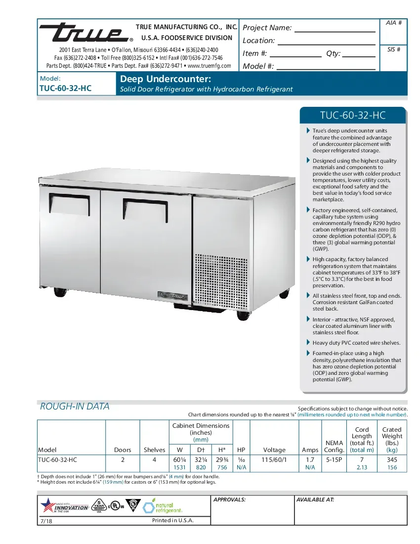 true-manufacturing-tuc-60-32-hc-refrigerator-undercounter-reach-in-specshee-260524hvi201.pdf