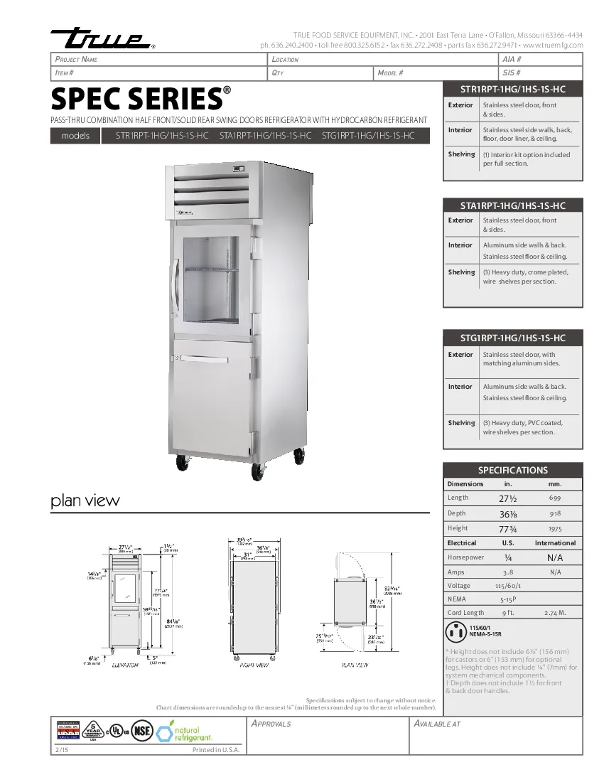 true-manufacturing-str1rpt-1hg-1hs-1s-hc-refrigerator-pass-thru-specsheet-260524vhe9ds.pdf