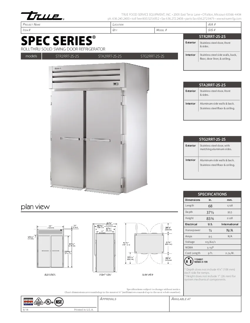 true-manufacturing-str2rrt-2s-2s-hc-refrigerator-roll-thru-specsheet-260524t3l39c.pdf