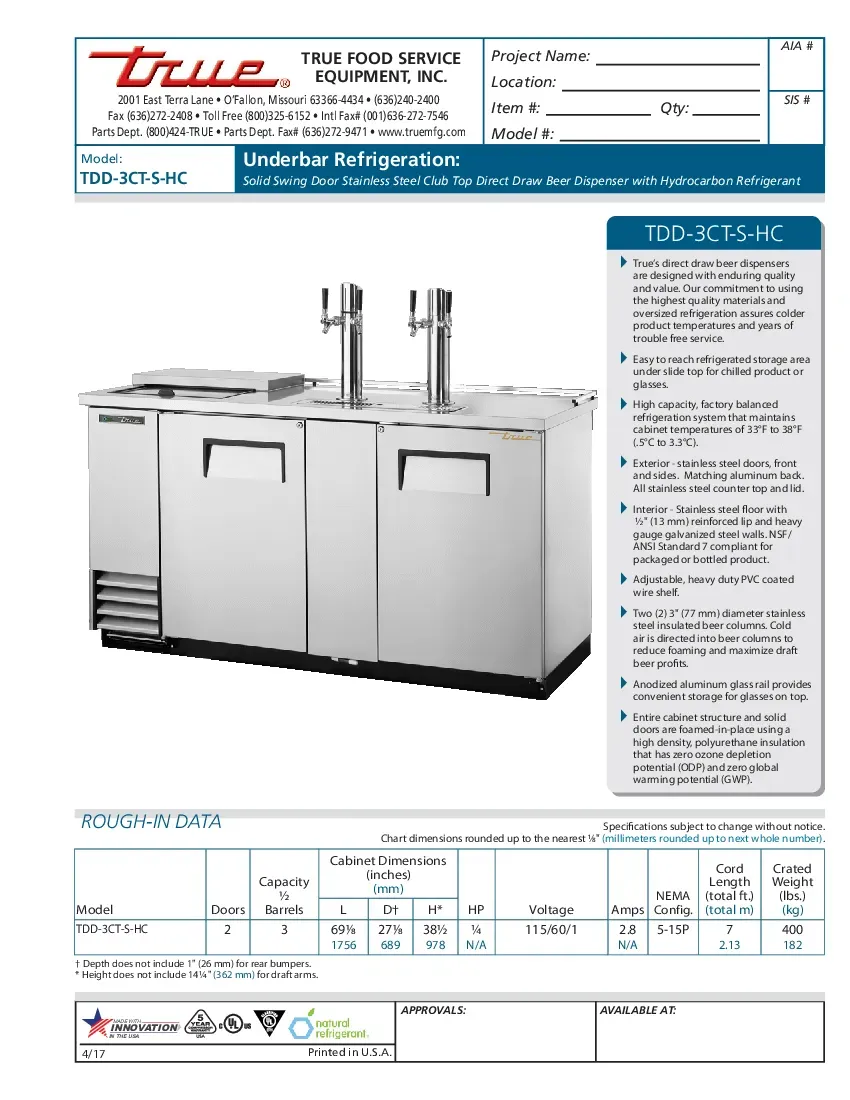 true-manufacturing-tdd-3ct-s-hc-draft-beer-cooler-specsheet-260524xtmp74.pdf