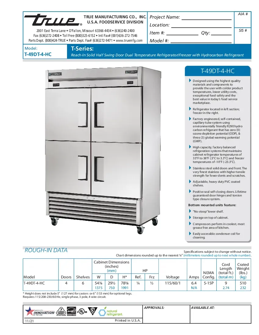 true-manufacturing-t-49dt-4-hc-refrigerator-freezer-reach-in-specsheet-260524a7gni7.pdf