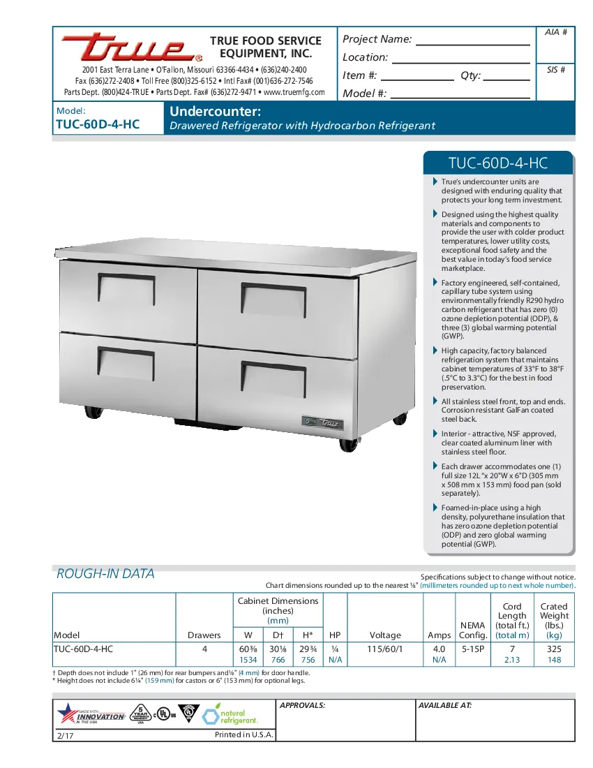 true-manufacturing-tuc-60d-4-hc-refrigerator-undercounter-reach-in-specshee-2605244zy8sx.pdf
