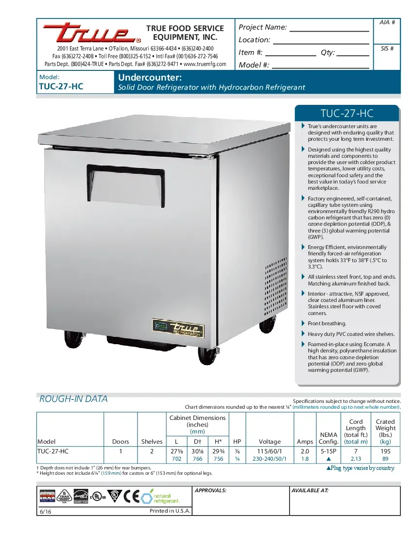 true-manufacturing-tuc-27-hc-refrigerator-undercounter-reach-in-specsheet-260524ns4rdl.pdf