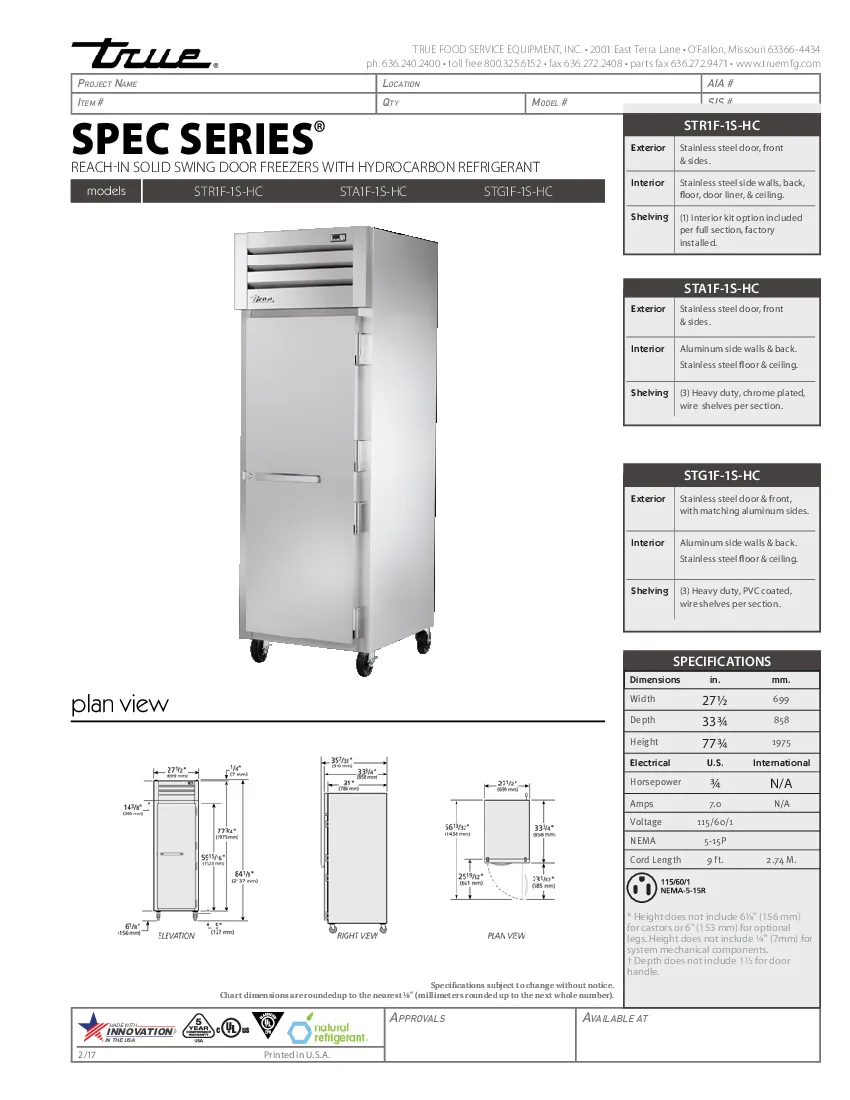 true-manufacturing-sta1f-1s-hc-freezer-reach-in-specsheet-2605243oic0j.pdf