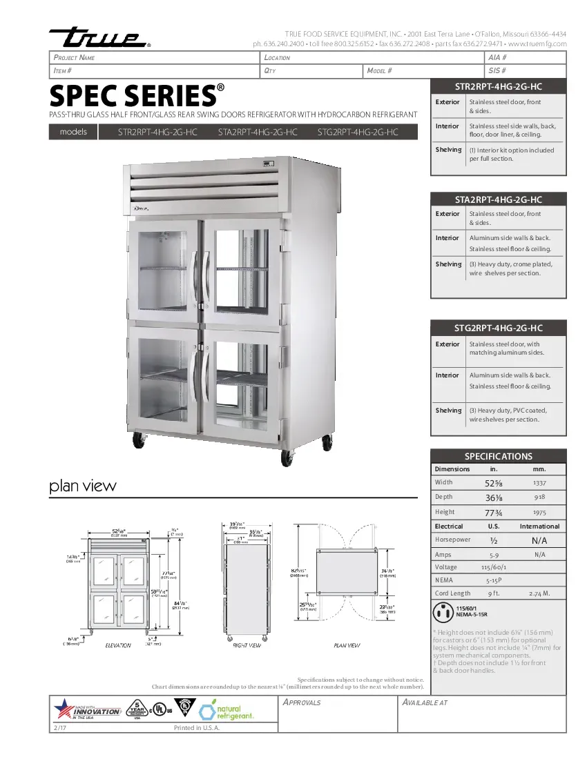 true-manufacturing-stg2rpt-4hg-2g-hc-refrigerator-pass-thru-specsheet-260524tgopzl.pdf