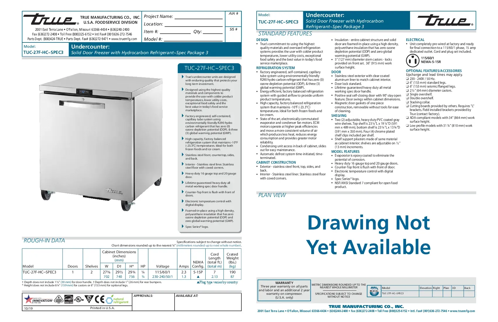 true-manufacturing-tuc-27f-hc-spec3-freezer-undercounter-reach-in-specsheet-260524gu1hl6.pdf
