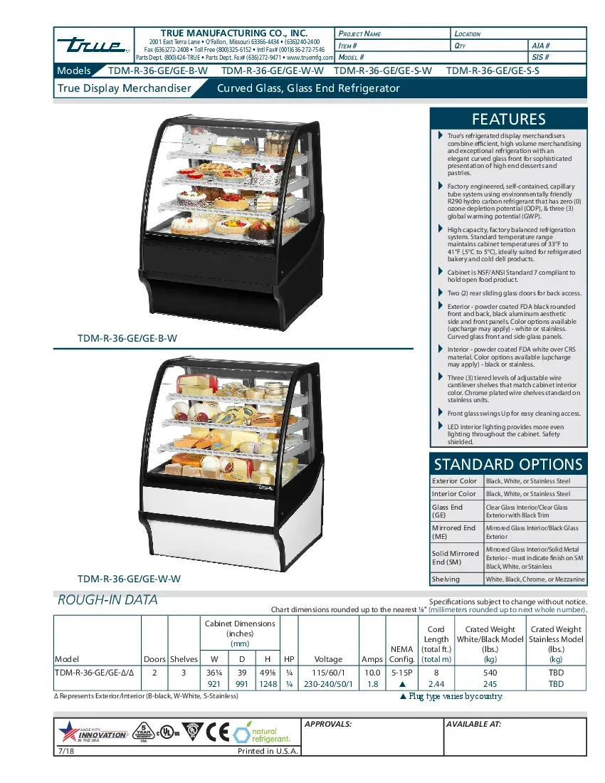 true-manufacturing-tdm-r-36-ge-ge-s-w-display-case-refrigerated-bakery-spec-26052499s7ey.pdf