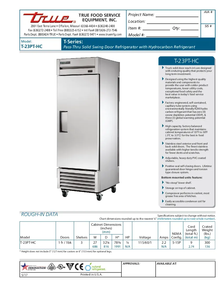 true-manufacturing-t-23pt-hc-refrigerator-pass-thru-specsheet-2605241gmj21.pdf