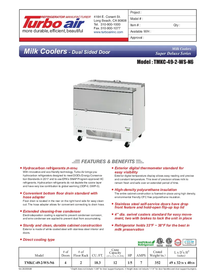 turbo-air-tmkc-49-2-ws-n6-milk-cooler-115v-white-specsheet-260719t70pby.pdf