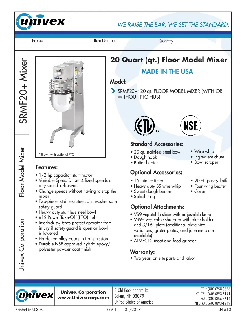 univex-srmf20-mixer-planetary-specsheet-260524l7jol9.pdf