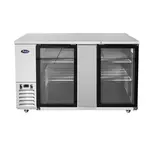 Atosa USA , SBB69GGRAUS1, Shallow Depth Glass Door Back Bar Coolers