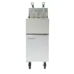 Frymaster GF14 w/ MILLIVOLT, Fryer, Gas, Floor Model, Full Pot
