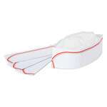 Royal Industries , PPR OS RED, Disposable Chef's Hat