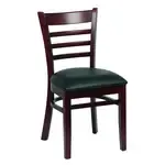 Royal Industries , ROY 8001 W BLK, Chair, Side, Indoor