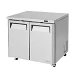Turbo Air MUR-36L-N6, Refrigerator, Undercounter, Reach-In