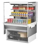 Turbo Air TOM-36L-UF-W(B)-3SI-N, Open Display Case