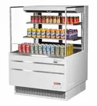 Turbo Air TOM-36L-UFD-W(B)-3S-N, Open Display Case