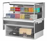 Turbo Air TOM-48L-UF-W(B)-2SI-N, Open Display Case