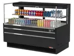 Turbo Air TOM-60L-UFD-W(B)-2S-N, Open Display Case