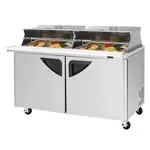 Turbo Air , TST-60SD-24-N-DS, Refrigerated Counter, Mega Top Sandwich / Salad Unit