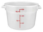 Winco , PPRC-12W, Round Food Storage Containers
