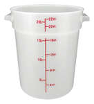 Winco , PPRC-22W, Round Food Storage Containers