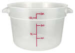 Winco , PTRC-12, Round Food Storage Containers