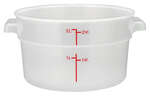 Winco , PTRC-2, Round Food Storage Containers