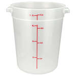 Winco , PTRC-8, Round Food Storage Containers
