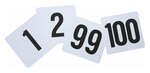 Winco , TBN-100, Table Numbers Cards