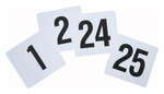 Winco , TBN-25, Table Numbers Cards