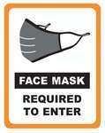 Winco , WC-811, Face Mask Required Sign